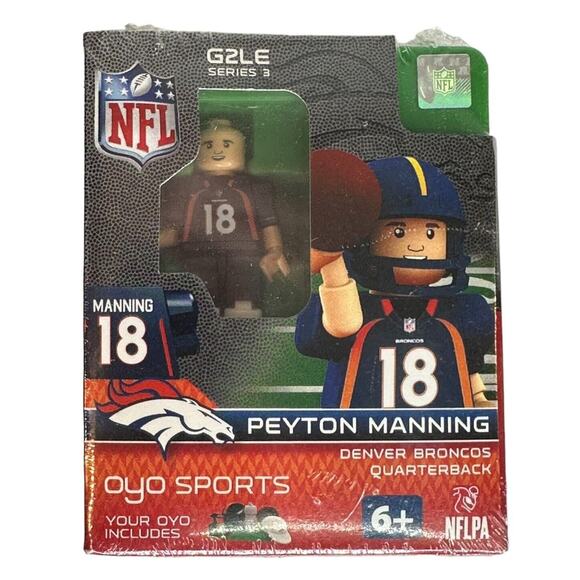 NFL G2LE Series 3 Oyo Sports Denver Broncos Peyton Manning Action Mini Figurine